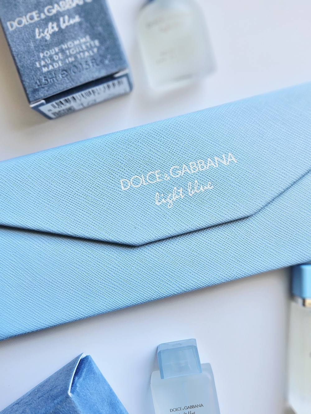 Dolce & Gabbana Light Blue Mini Set And Sunglasses Case
